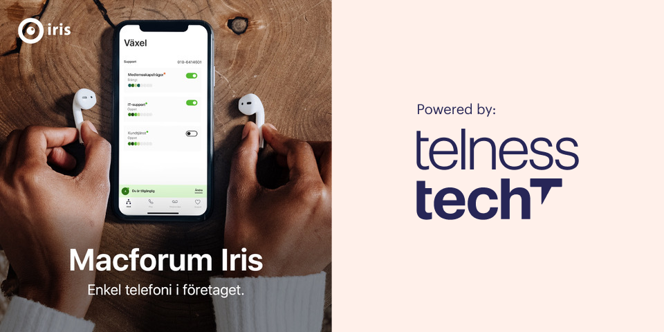 Sweden’s largest Apple reseller launches cloud PBX ‘Macforum Iris’