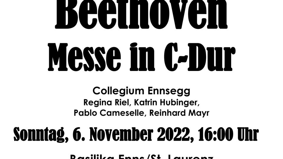 Beethoven C-Dur-Messe