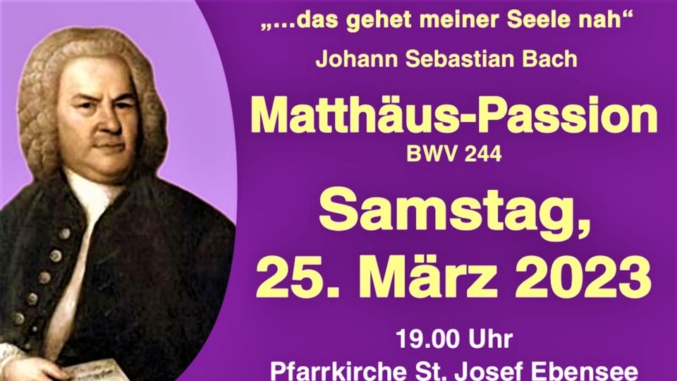 MATTHÄUS PASSION v. Joh. Seb. Bach