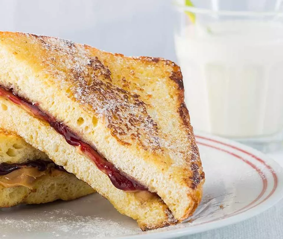 Photo of Peanut Butter and Jelly Stuffed French Toast 