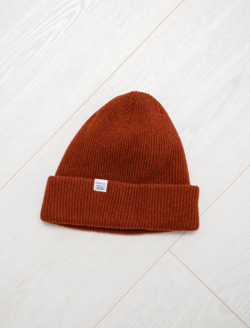Norse Projects — Beanie in Carmine Red