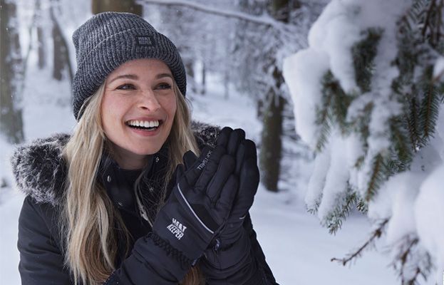 Kutook Professionele Lederen Skiën Wanten Geitenleer Winter Waterdicht