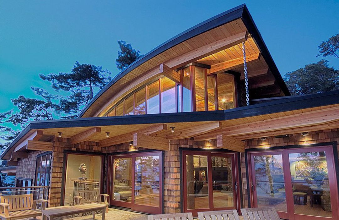 picture of the LEED Platinum certified Natural Balance Home in Washington State