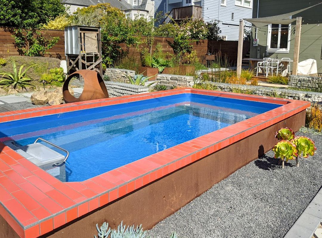 picture of Endless Pools backyard pool for aquatic therapy for osteoarthritis