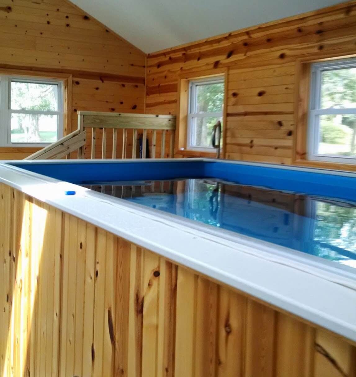 The Endless Pool that Meg O uses for aquatic therapy and pain relief