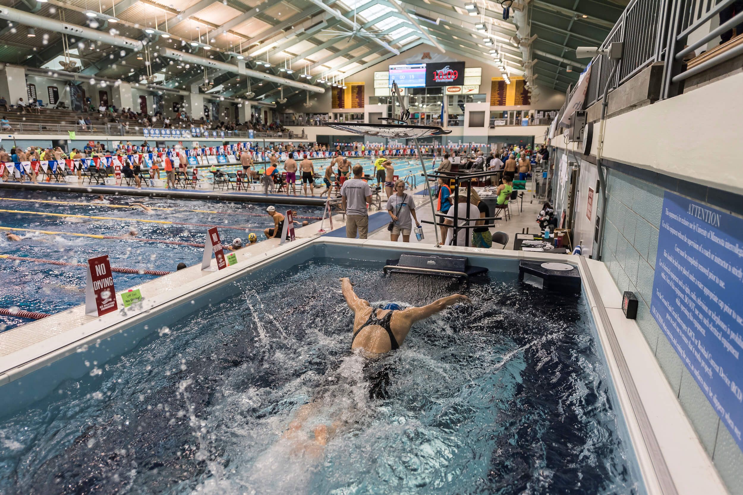 The Endless Pool at the U.S. Masters Swimming Summer Nationals