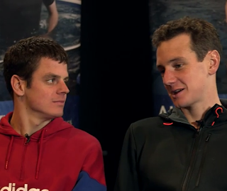 picture of Olympic triathletes Jonny and Alistair Brownlee
