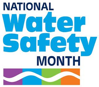 picture of National Water Safety Month logo