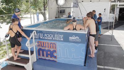 The Elite Endless Pools swimming machine at SwimMAC Carolina