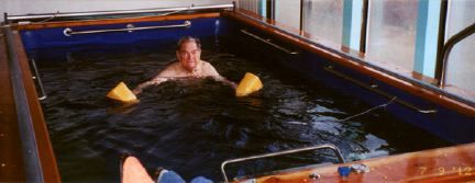 using an Endless Pool for aquatic therapy after bypass surgery