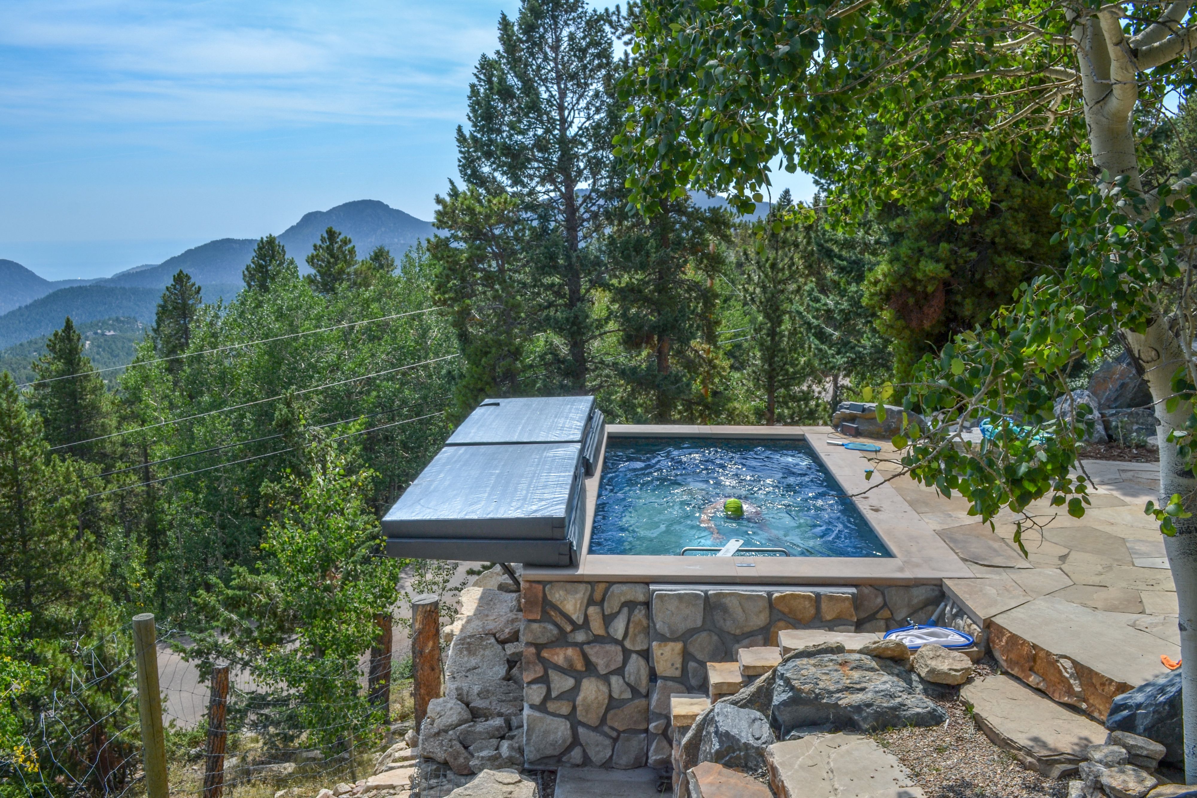 picture of the Endless Pools Performance model installed cliffside 
