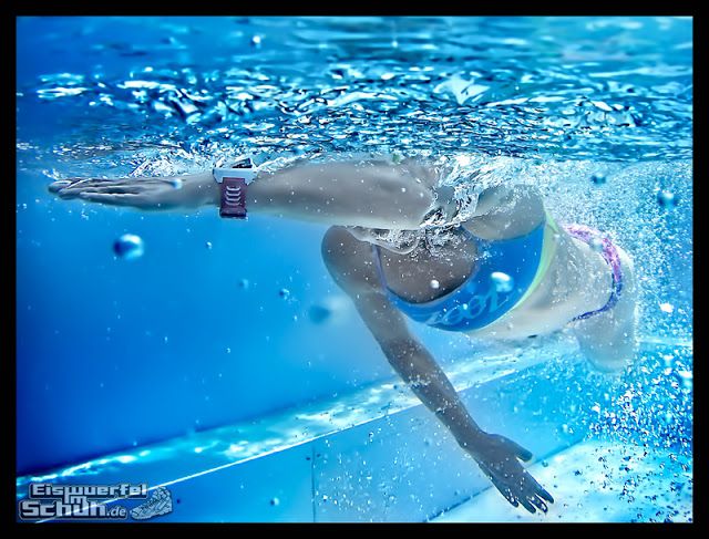 Picture of swimmer in the Endless Pools High Performance at the IRONMAN World Championship