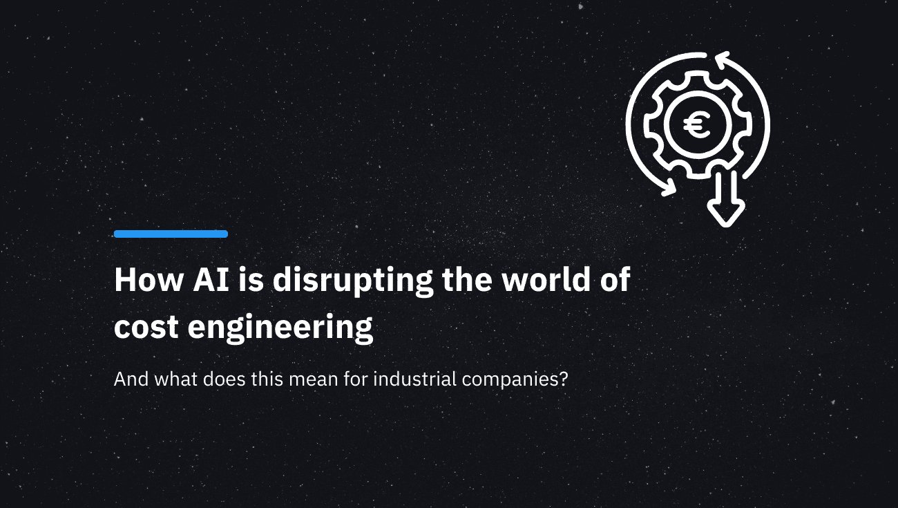 How is AI disrupting the world of cost engineering?