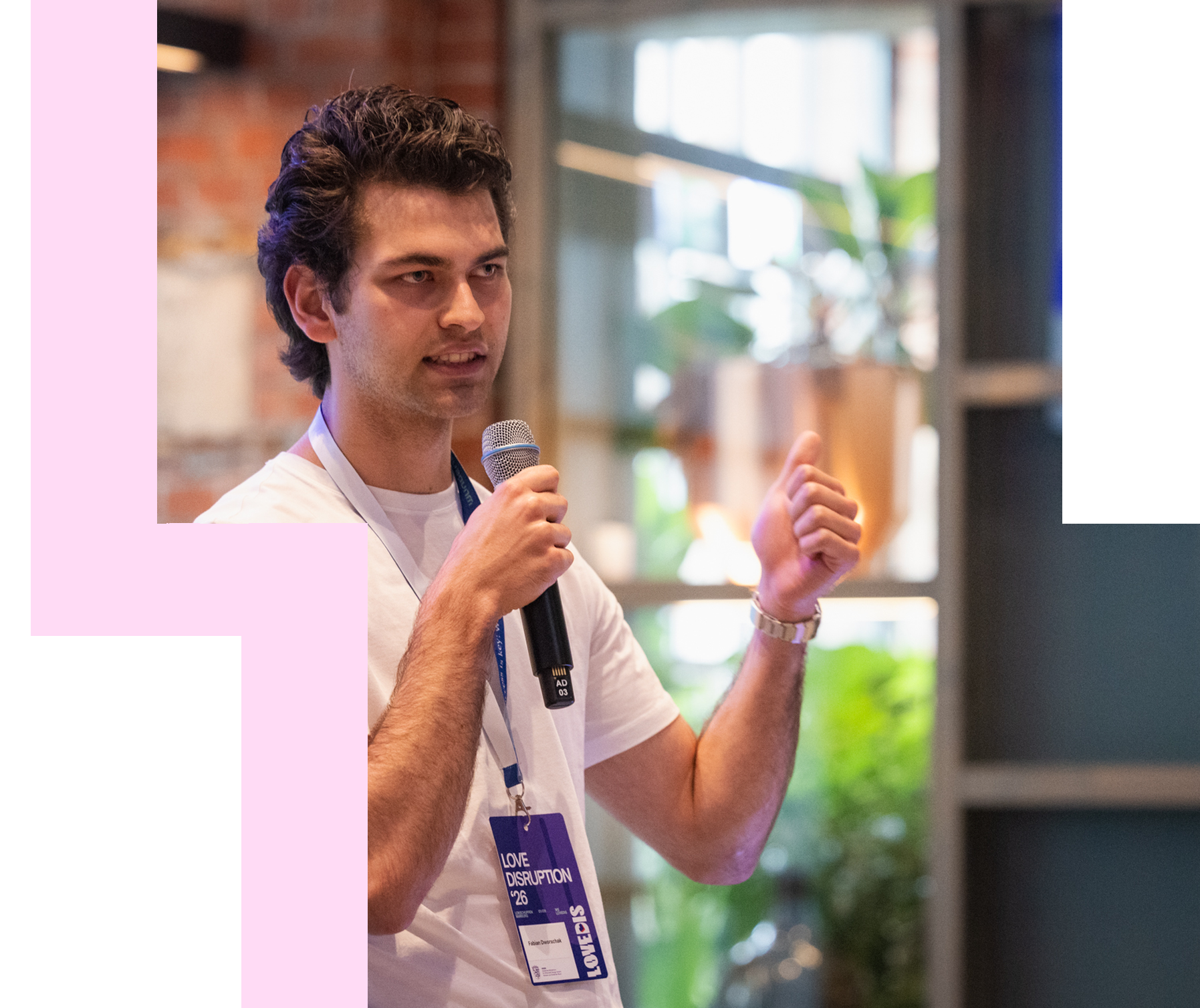 YOUR PITCH AT DISRUPT FROM THE CORE