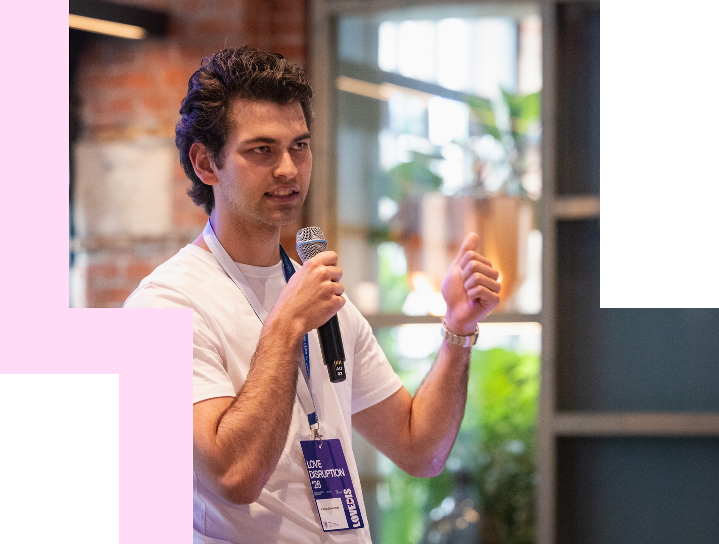 YOUR PITCH AT DISRUPT FROM THE CORE