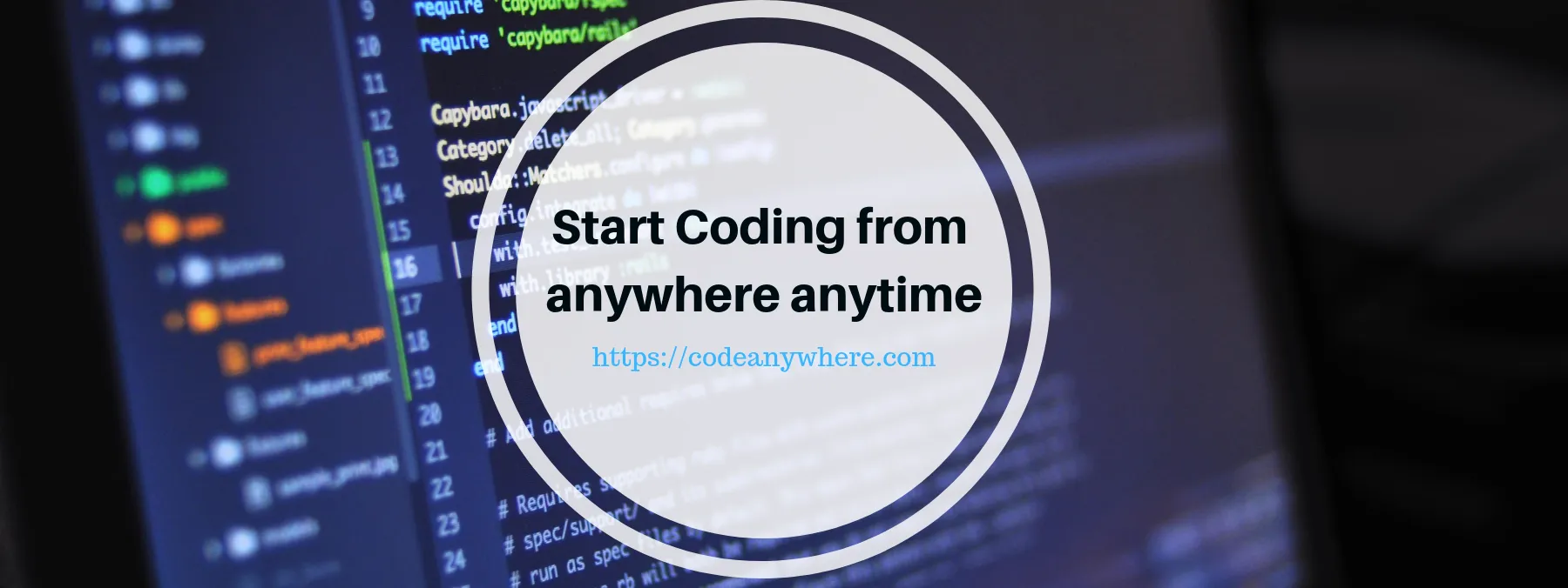 Start Coding from anywhere anytime