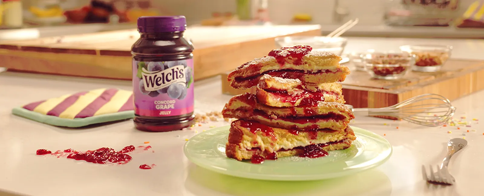 Grape Jelly French Toast
