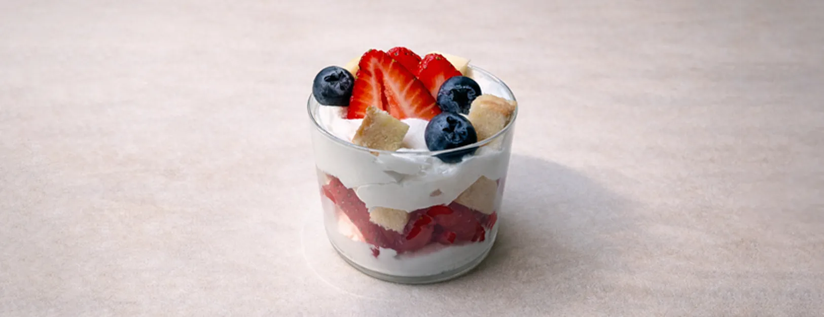 Sparkling Strawberry Shortcake Trifles