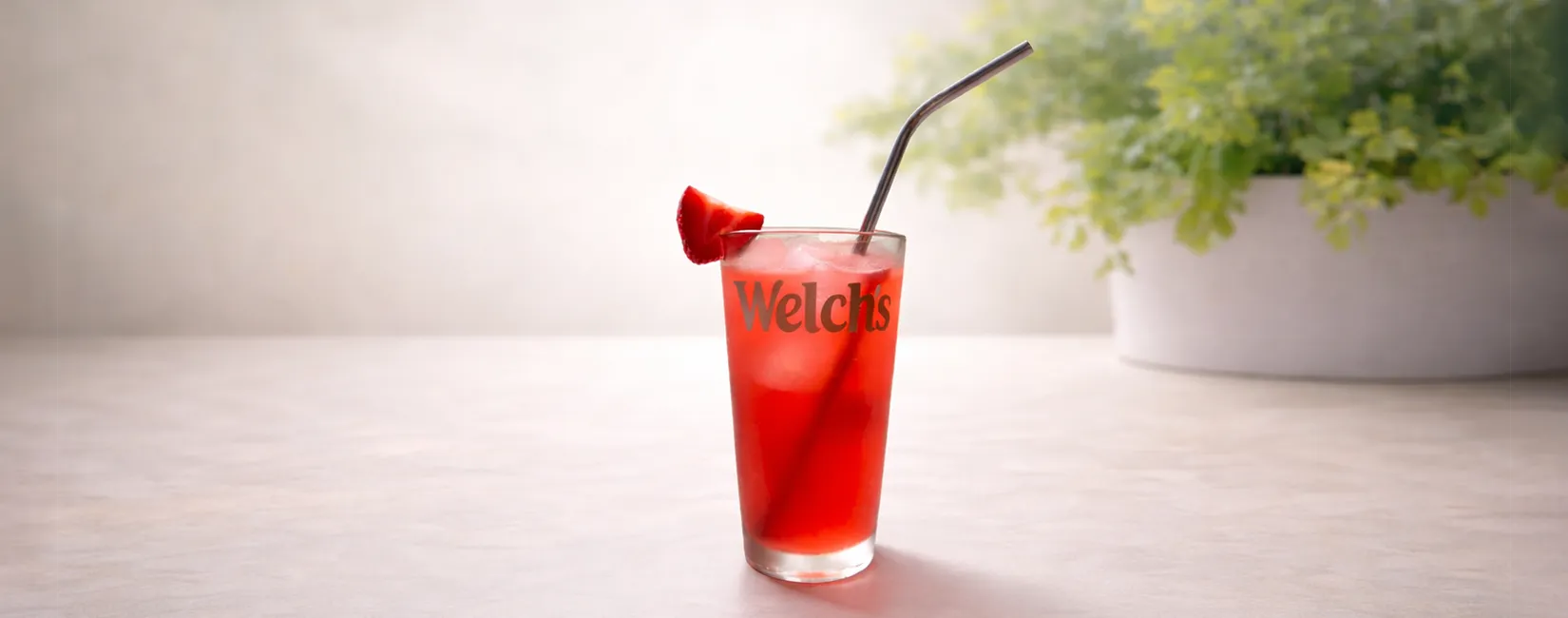 Sparkling Strawberry & Passion Fruit Cooler