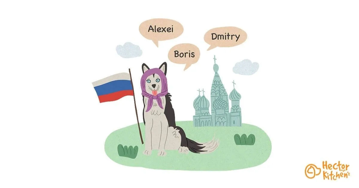 Nom chien russe