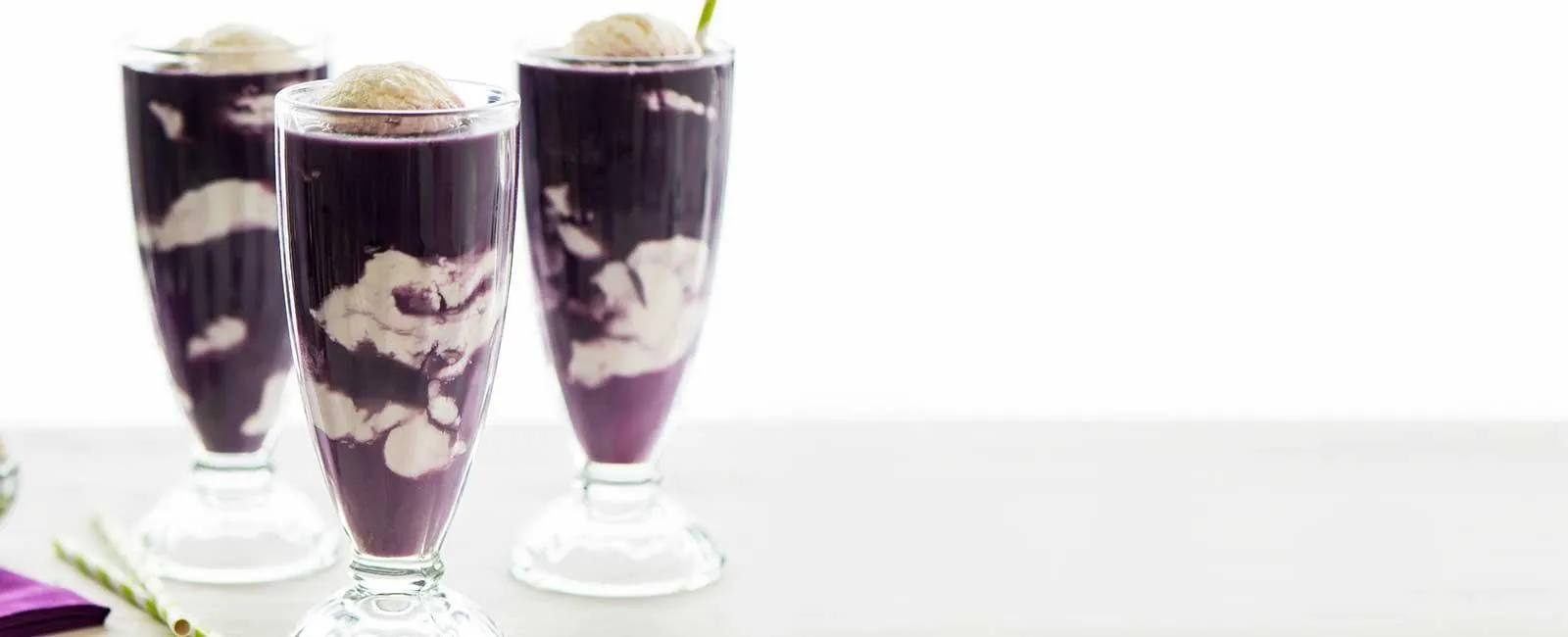 Purple Cow Ice Cream Float