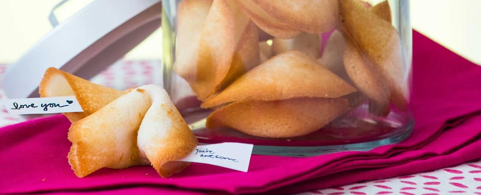 Grape Infused Fortune Cookies