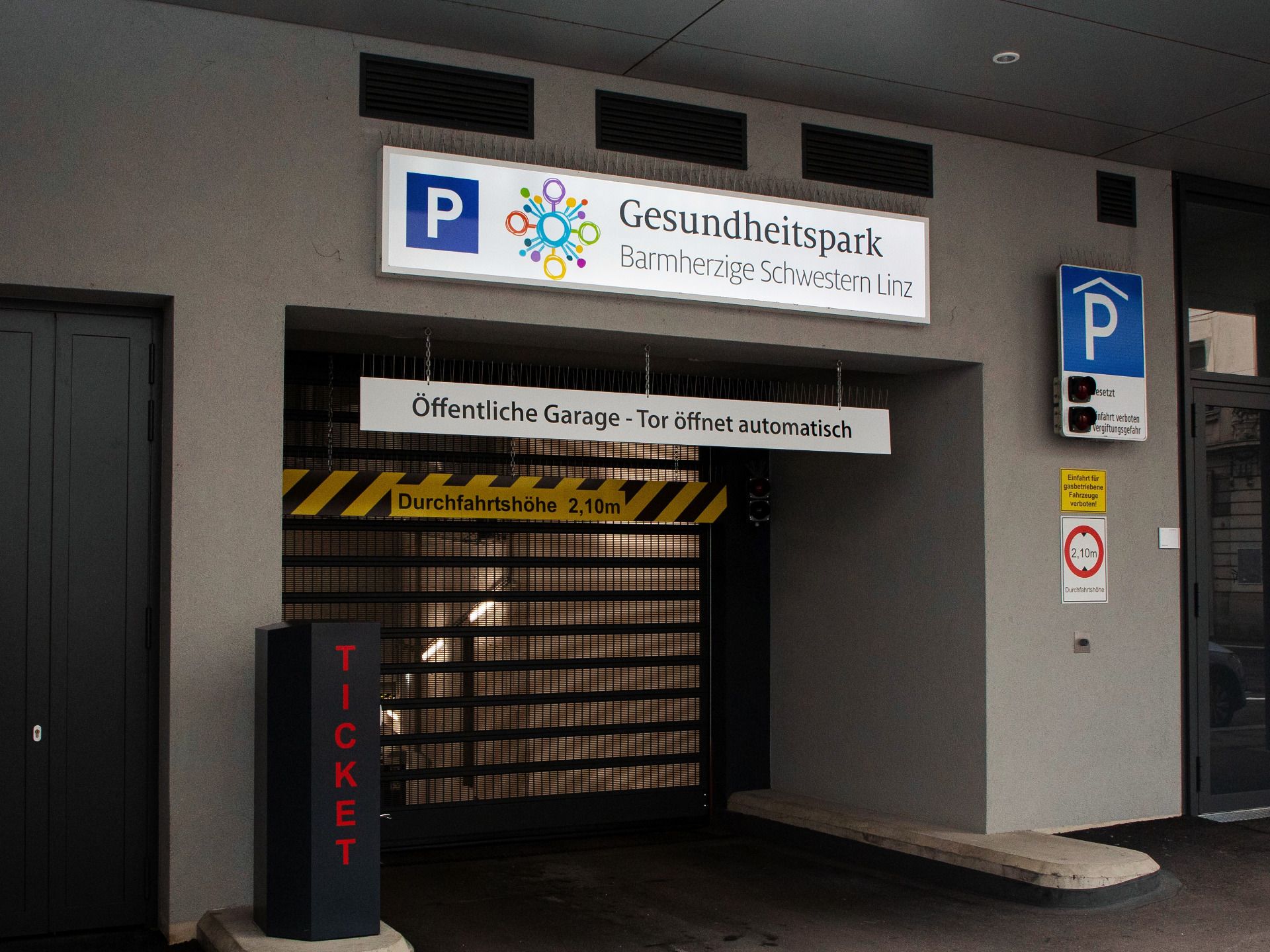 Tiefgarage Herrenstraße Wurmstraße Linz