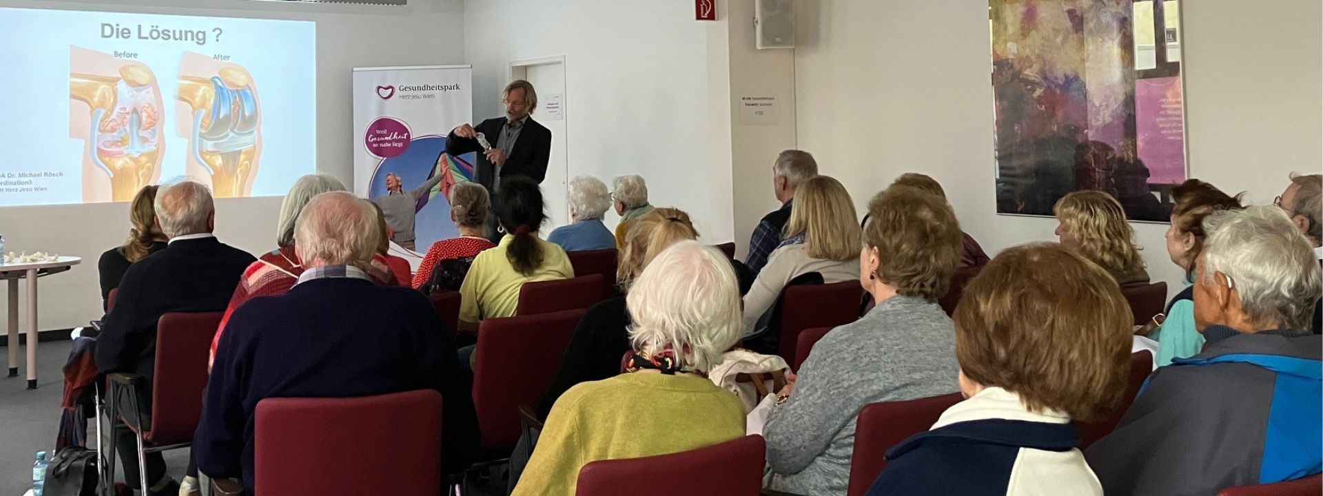 Von der Stange oder nach Maß? Vortrag über künstliche Gelenke