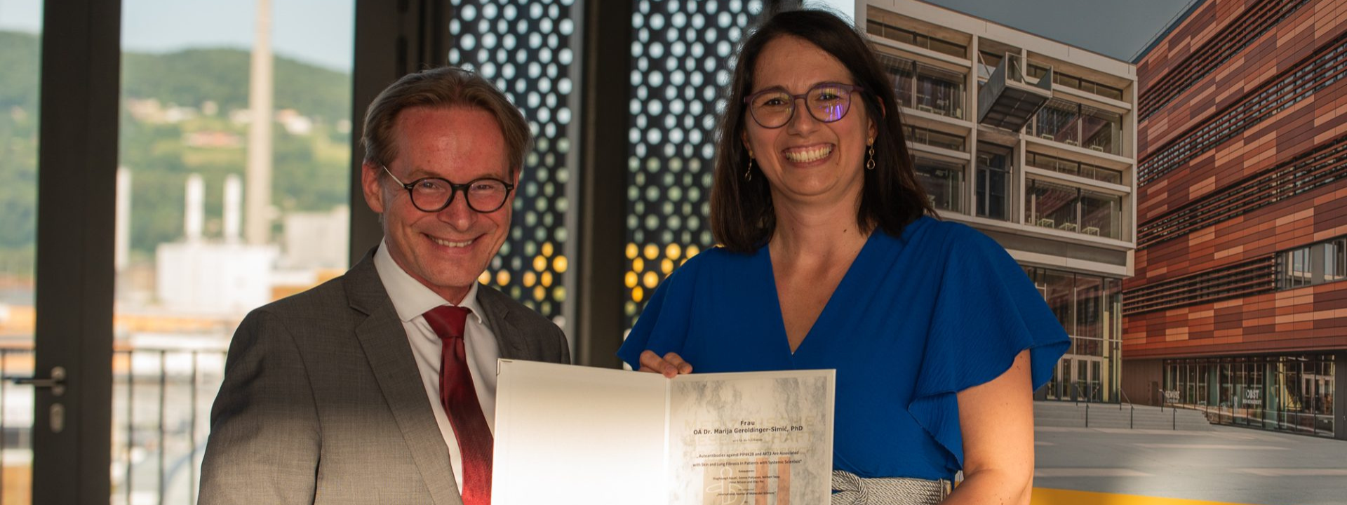Auszeichnung für Dr. Marija Geroldinger-Simic