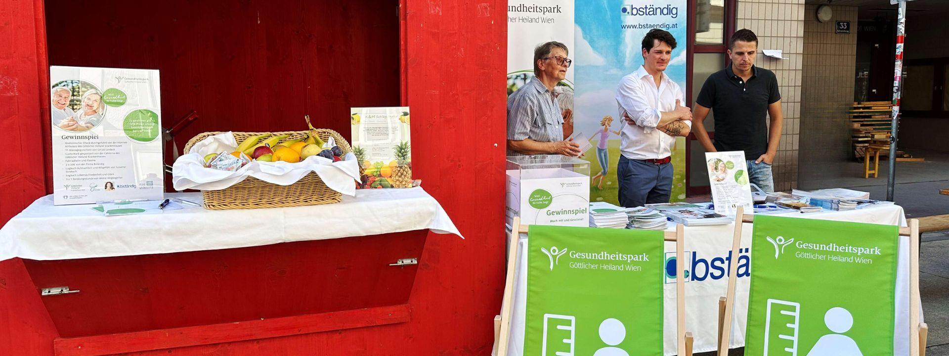 Gesundheitspark bei der 5. Hernalser Bezirksgesundheits- und Sozialmesse 