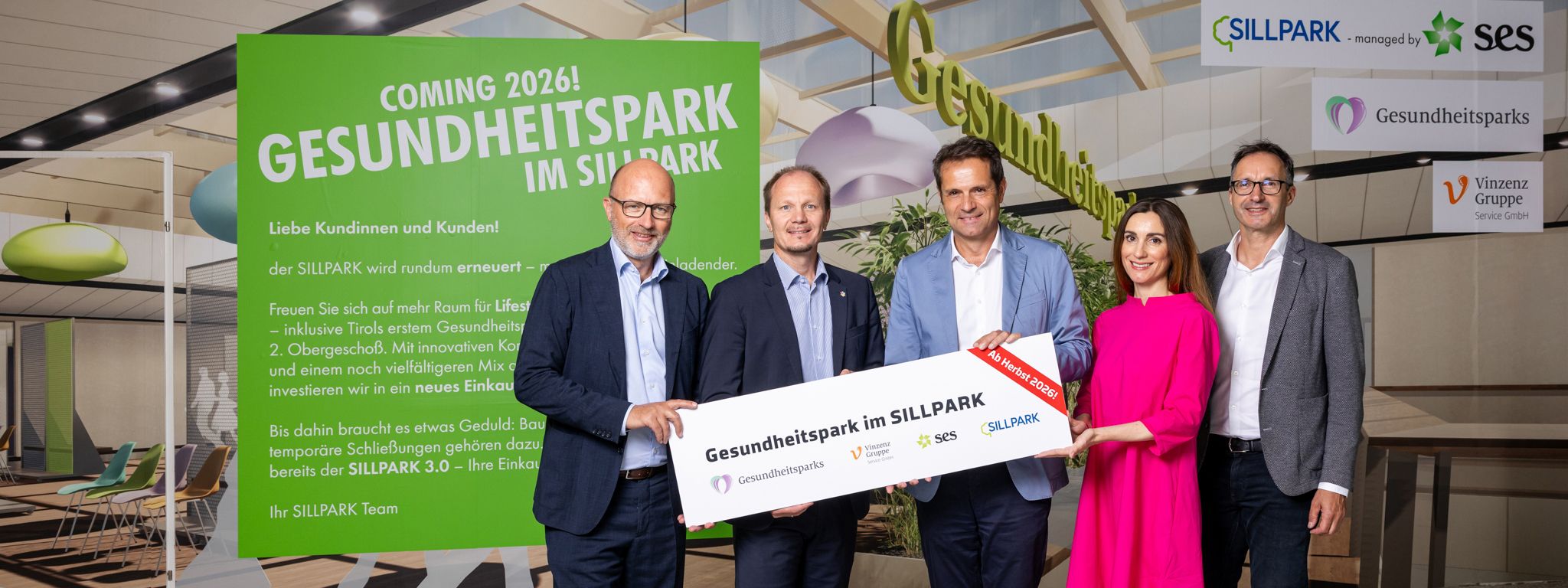 Baustart für Gesundheitspark im SILLPARK Innsbruck