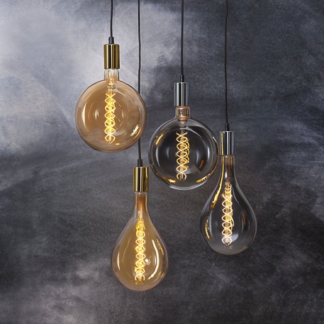 plug-in pendant lights with filament bulb