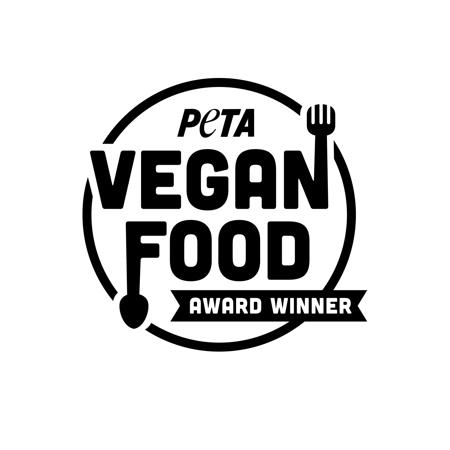 PETA Vegan Food Award Logo