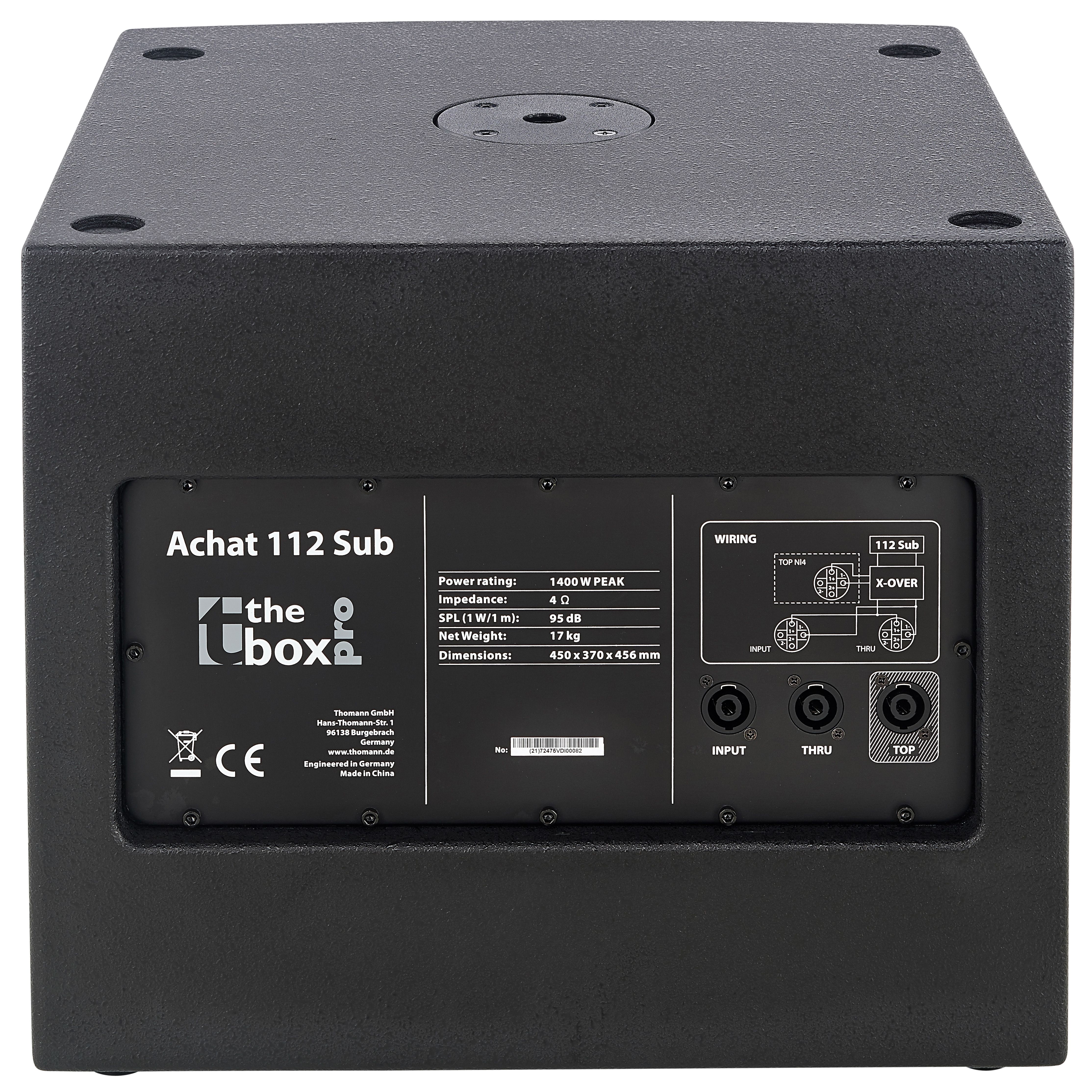The Box Pro Achat 112 Sub A Test the box pro Achat 112 Sub – Musikhaus Thomann