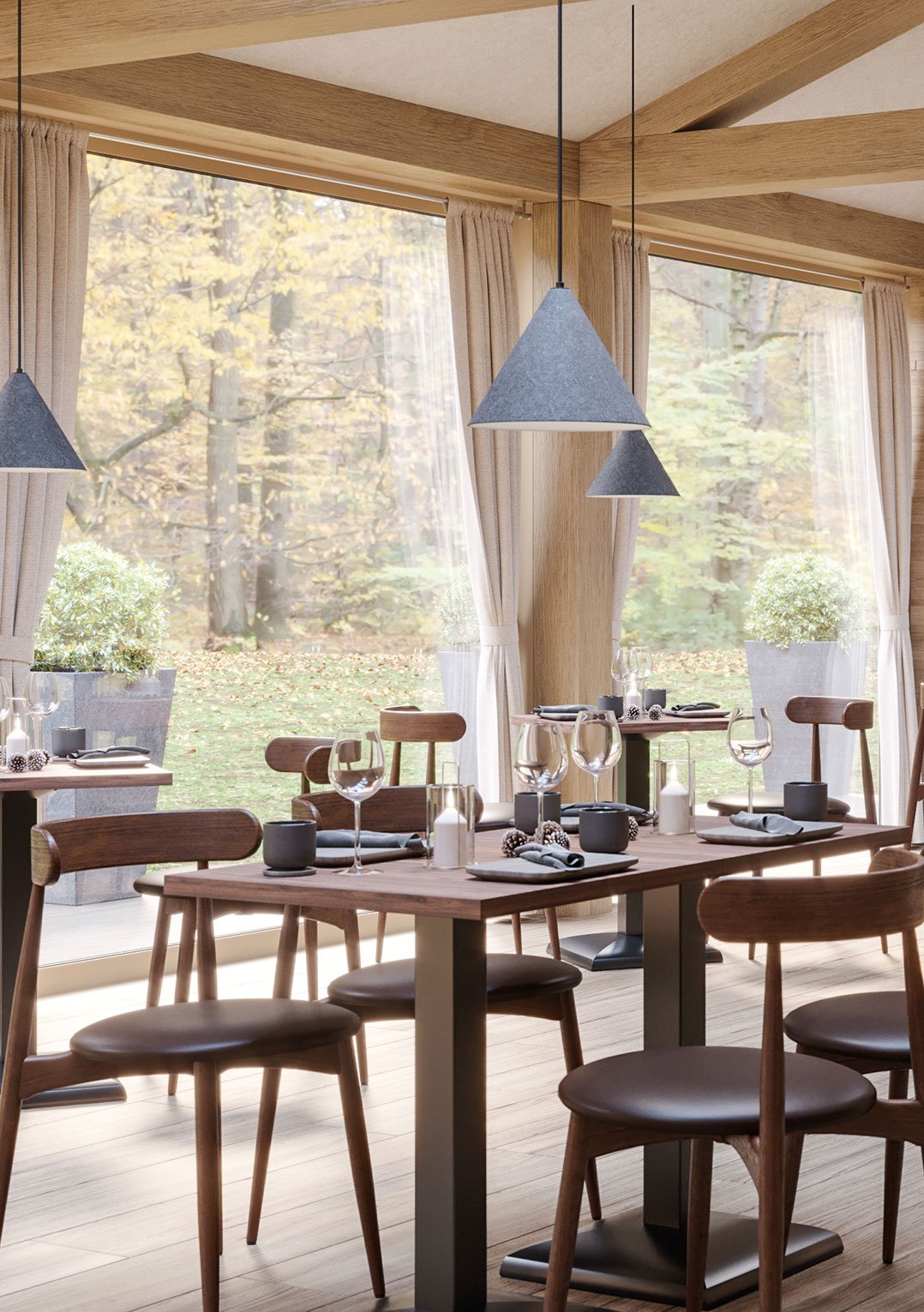 Indoor Esstische für Ihre Gastronomie und Hotellerie