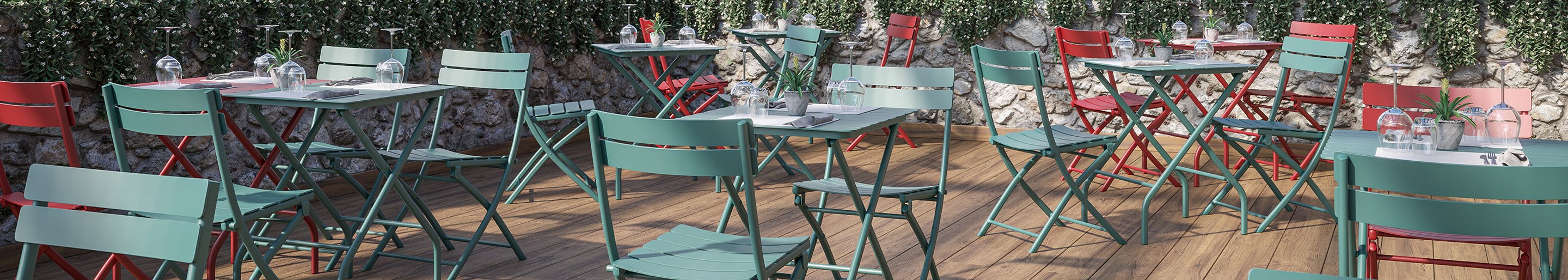 Outdoor Möbel für Gastronomie und Hotellerie und Biergarten