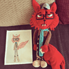 fox stuffed animal character