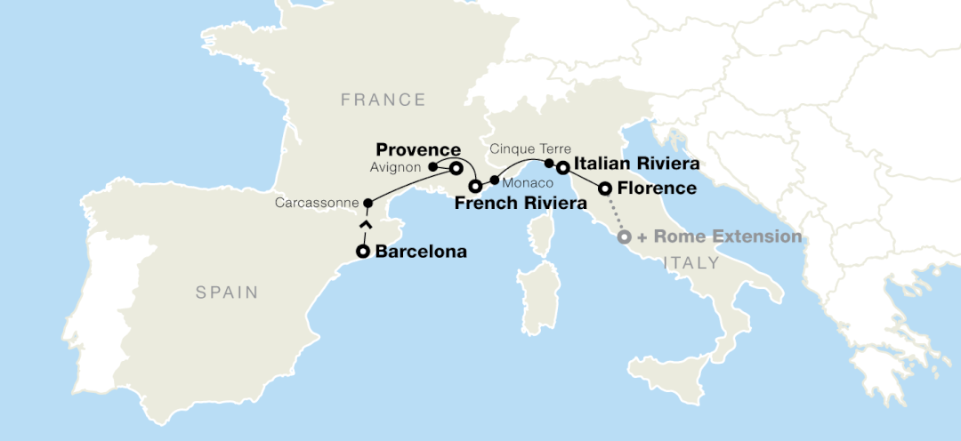 road trip from barcelona to south of france