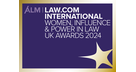Women, influence & power in law awards 2024 logo