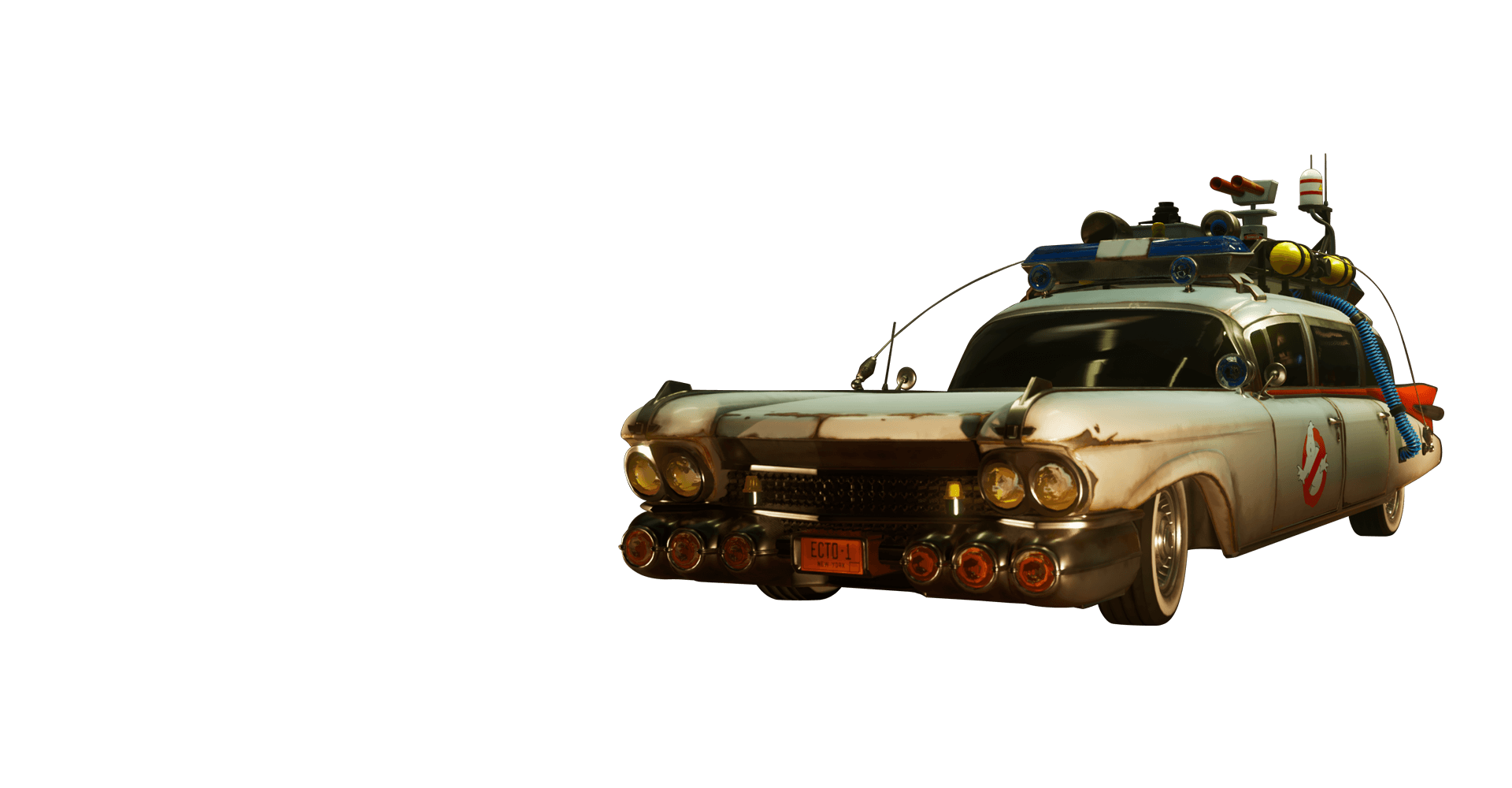 Ecto 1 vehicle from Ghostbusters