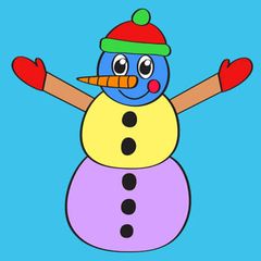 snowman plush animal character