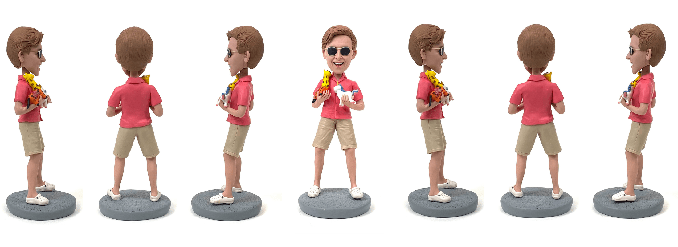 Skateboarding Boy Bobblehead - Premium Skater Figurine main image 1