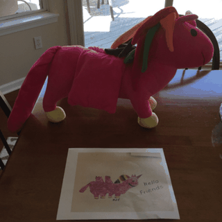 custom unicorn stuffed animal for kids