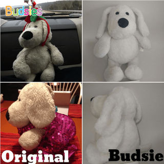 Stuffed Animals Stuffy Soft Toy Custom Baby/Large/Grey and Black