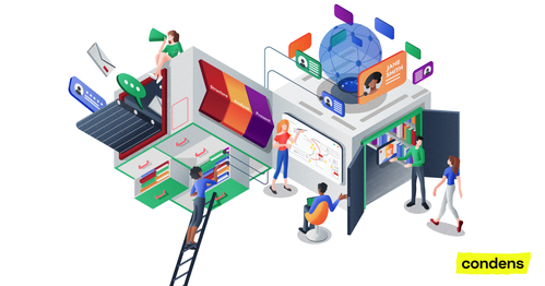 Illustrated functions of a research repository