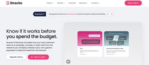 Stravito homepage