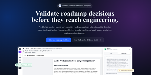 Fred homepage