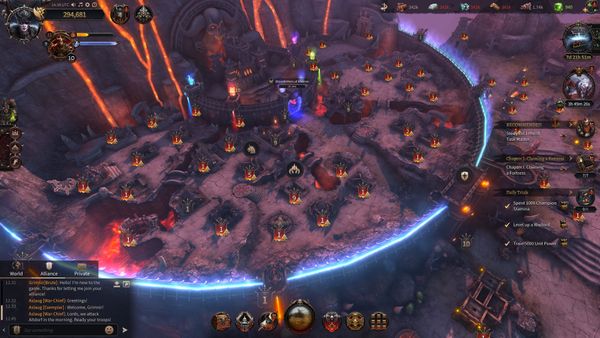 Screenshot of gameplay from Chaos and Conquest