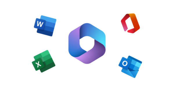 Microsoft 365 applications including Word, Excel, Outlook and Office