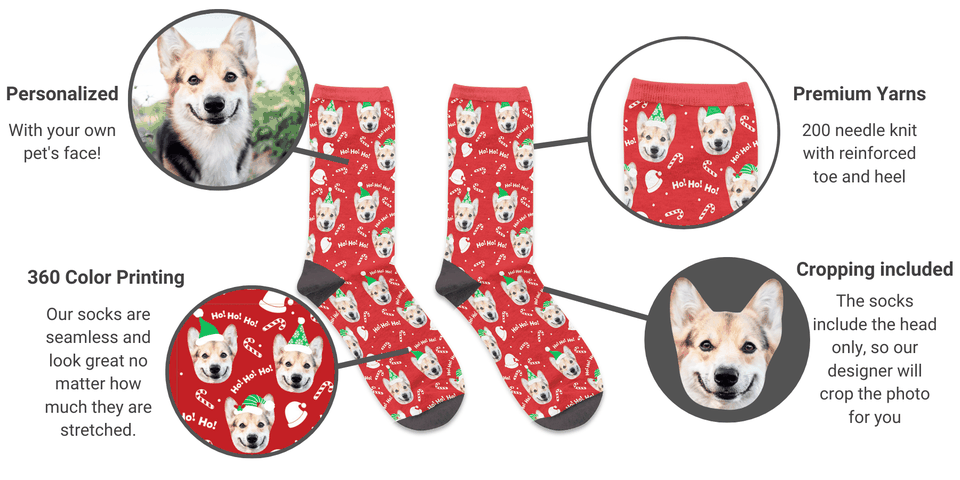 custom christmas socks 